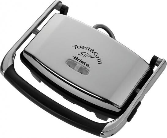 ساندویچ ساز و گریل آریته ایتالیا مدل Ariete Toast & Grill Slim 1911 | طراحی کم‌جا | رنگ استیل